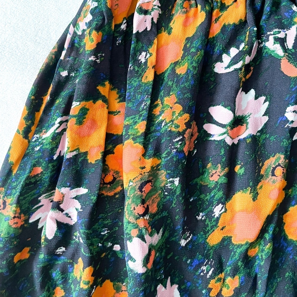 Wilfred Floral Cut-out Halter Maxi Dress - Picture 7 of 13